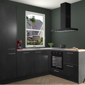 Beton Zwarte keuken Phuket 111272