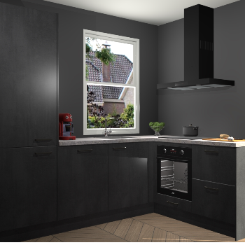 Beton Zwarte keuken Phuket 111207