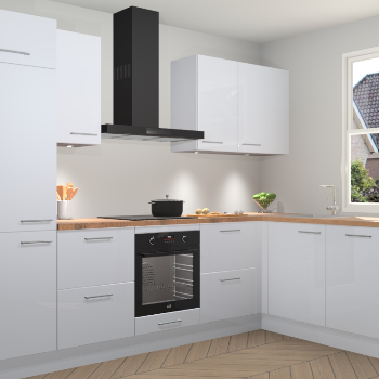 Sneeuwwitte hoogglans keuken Geneve 110310