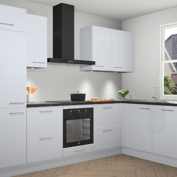 Sneeuwwitte hoogglans keuken Geneve 110482