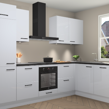 Sneeuwwitte hoogglans keuken Geneve 110485