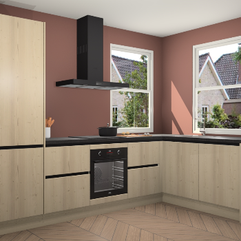 Vuren greeploze keuken Salzburg 111154