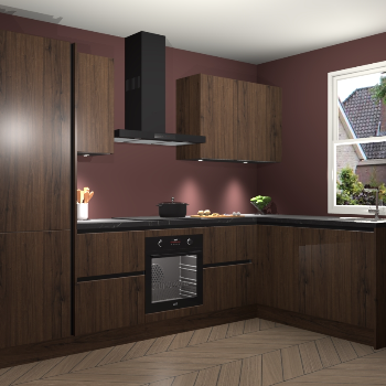 Noten greeploze keuken Bazel 111408