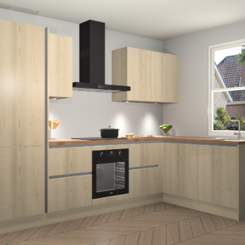 Vuren greeploze keuken Bazel 111521