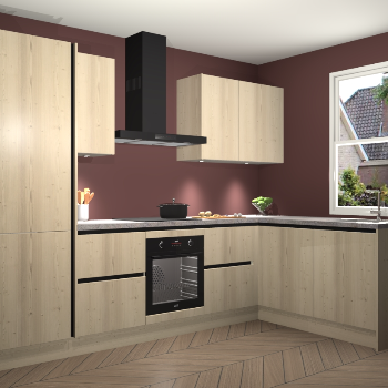 Vuren greeploze keuken Bazel 111569