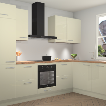 Magnolia hoogglans keuken Geneve 111090