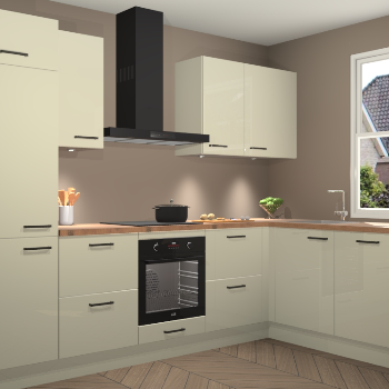 Magnolia hoogglans keuken Geneve 111094