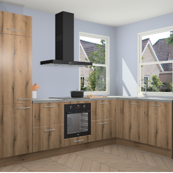 Goud Eiken keuken Salzburg 111288