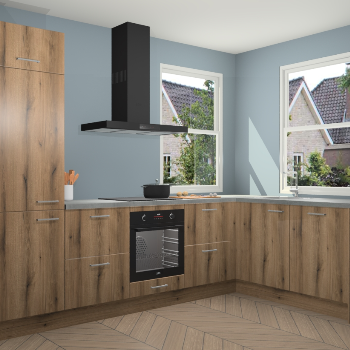 Goud Eiken keuken Salzburg 111293