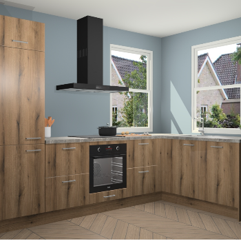 Goud Eiken keuken Salzburg 111295