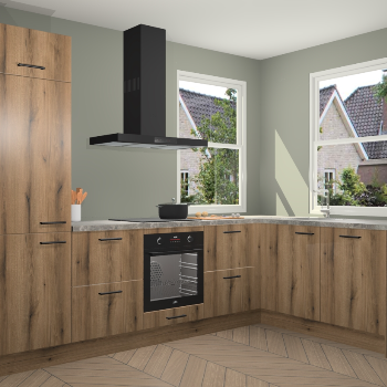 Goud Eiken keuken Salzburg 111305