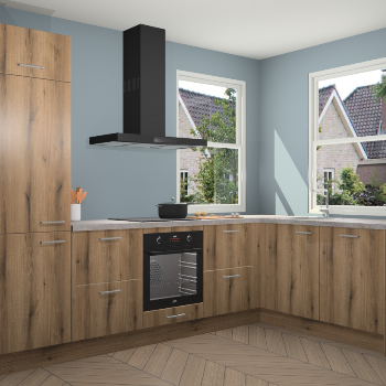 Goud Eiken keuken Salzburg 111296