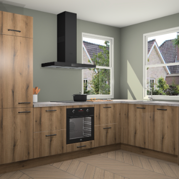 Goud Eiken keuken Salzburg 111306