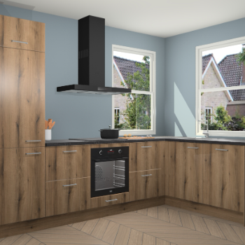 Goud Eiken keuken Salzburg 111297