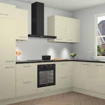 Magnolia hoogglans keuken Geneve 111115