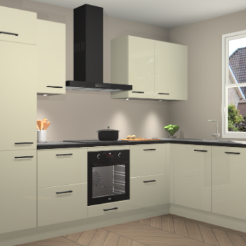 Magnolia hoogglans keuken Geneve 111118