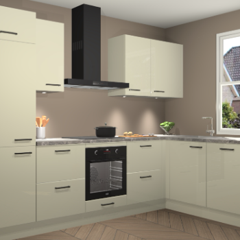 Magnolia hoogglans keuken Geneve 111219