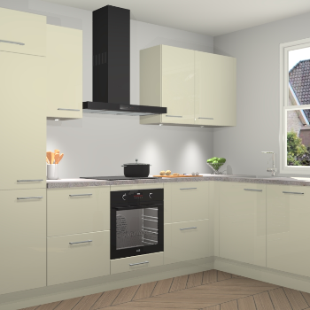 Magnolia hoogglans keuken Geneve 111223