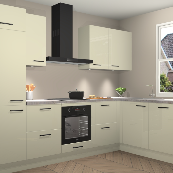 Magnolia hoogglans keuken Geneve 111230