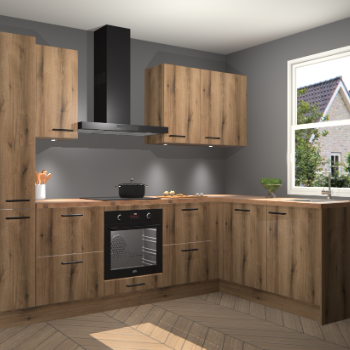 Goud Eiken keuken Bazel 111832