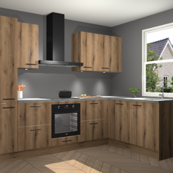 Goud Eiken keuken Bazel 111880