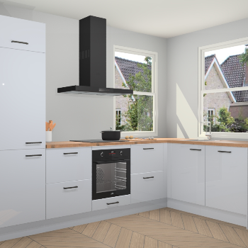 Sneeuwwitte hoogglans keuken Salzburg 111349