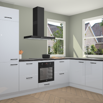 Sneeuwwitte hoogglans keuken Salzburg 111472