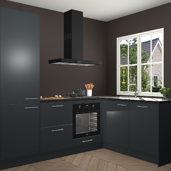 Onyxgrijze keuken Linz 111697