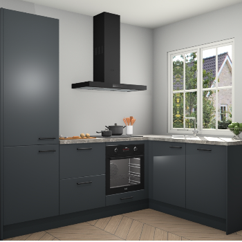 Onyxgrijze keuken Linz 111706