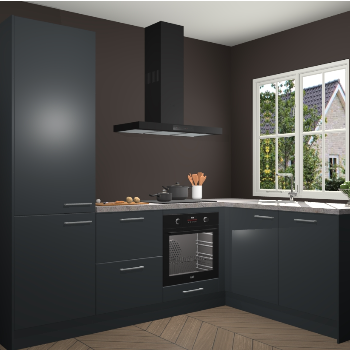 Onyxgrijze keuken Linz 111709