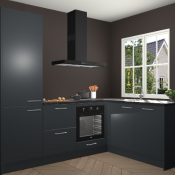 Onyxgrijze keuken Linz 111715