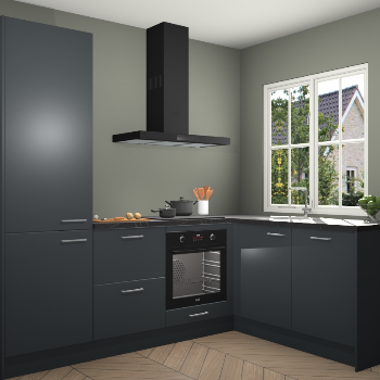 Onyxgrijze keuken Linz 111716