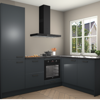 Onyxgrijze keuken Linz 111719