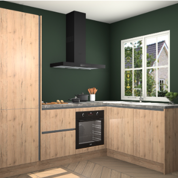 Madera Natuur greeploze keuken Linz 111849