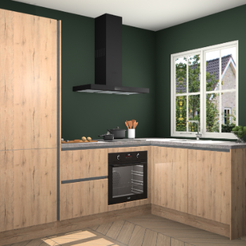Madera Natuur greeploze keuken Linz 111855