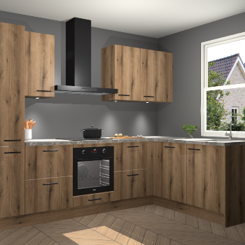 Goud Eiken keuken Bazel 112011