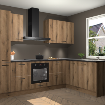 Goud Eiken keuken Bazel 112085