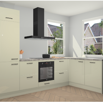 Magnolia hoogglans keuken Salzburg 111790