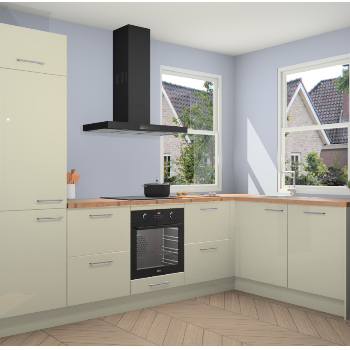 Magnolia hoogglans keuken Salzburg 111410