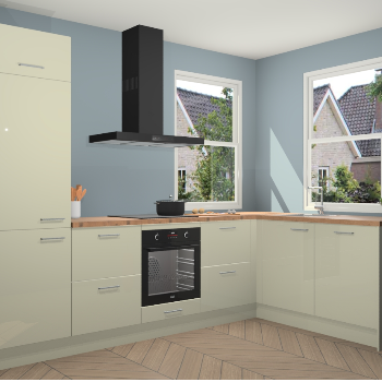 Magnolia hoogglans keuken Salzburg 111412