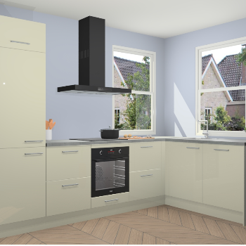 Magnolia hoogglans keuken Salzburg 111769