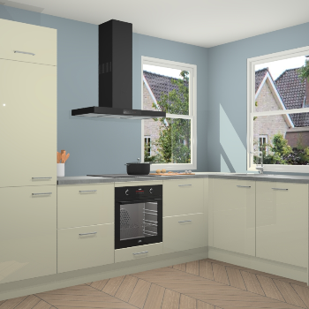 Magnolia hoogglans keuken Salzburg 111774