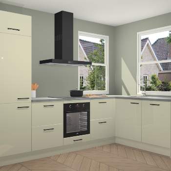 Magnolia hoogglans keuken Salzburg 111784