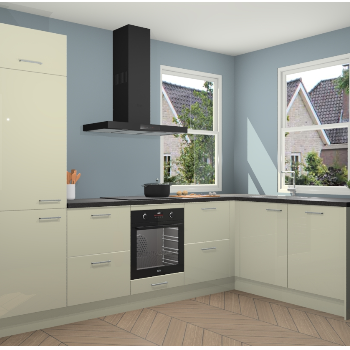 Magnolia hoogglans keuken Salzburg 111775