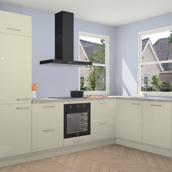 Magnolia hoogglans keuken Salzburg 111772