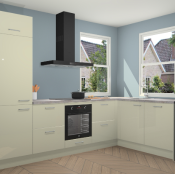 Magnolia hoogglans keuken Salzburg 111777