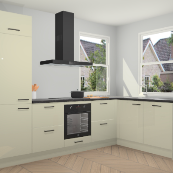 Magnolia hoogglans keuken Salzburg 111792