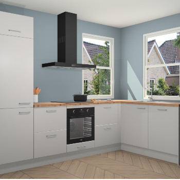 Zijdegrijze keuken Salzburg 111894