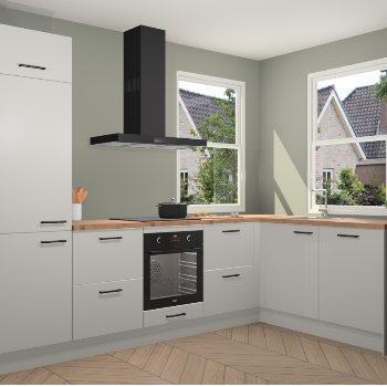 Zijdegrijze keuken Salzburg 111899