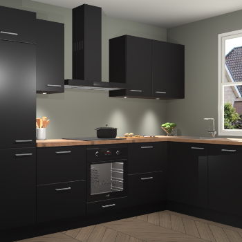 Zwarte keuken Geneve 111970